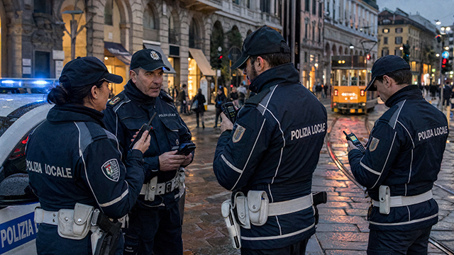 agenti che utilizzano radio poc